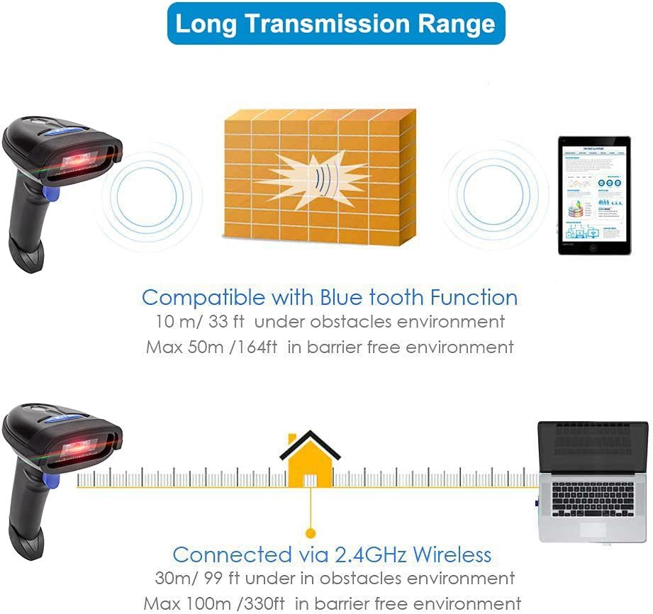 Netum Bluetooth Barcode Scanner, Compatible and 45 similar items