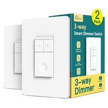 Nexete Smart Dual Light Switch,2 in 1 Single Pole Double Switch,Remote  Voice Control Smart Life App Work with Alexa Google Assistant,2.4GHz Wi-Fi  Neutral Wire Required,White(Dual Switch 2-Pack) - Yahoo Shopping