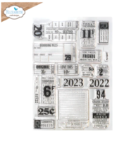 Stamps & Tickets Stamp Set. Eliz Craft Designs Get Creative CS292