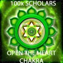 100X 7 SCHOLARS WORK OPENING THE HEART CHAKRA FOR SIGHT MAGICK RING PENDANT - $109.77