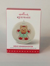 Hallmark Keepsake Ornament Great Granddaughter Christmas 2015 New - $9.97