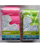 Conair Foam Rollers Volume Body Curls Hair Curlers Soft Bouncy Extra Lar... - $12.00