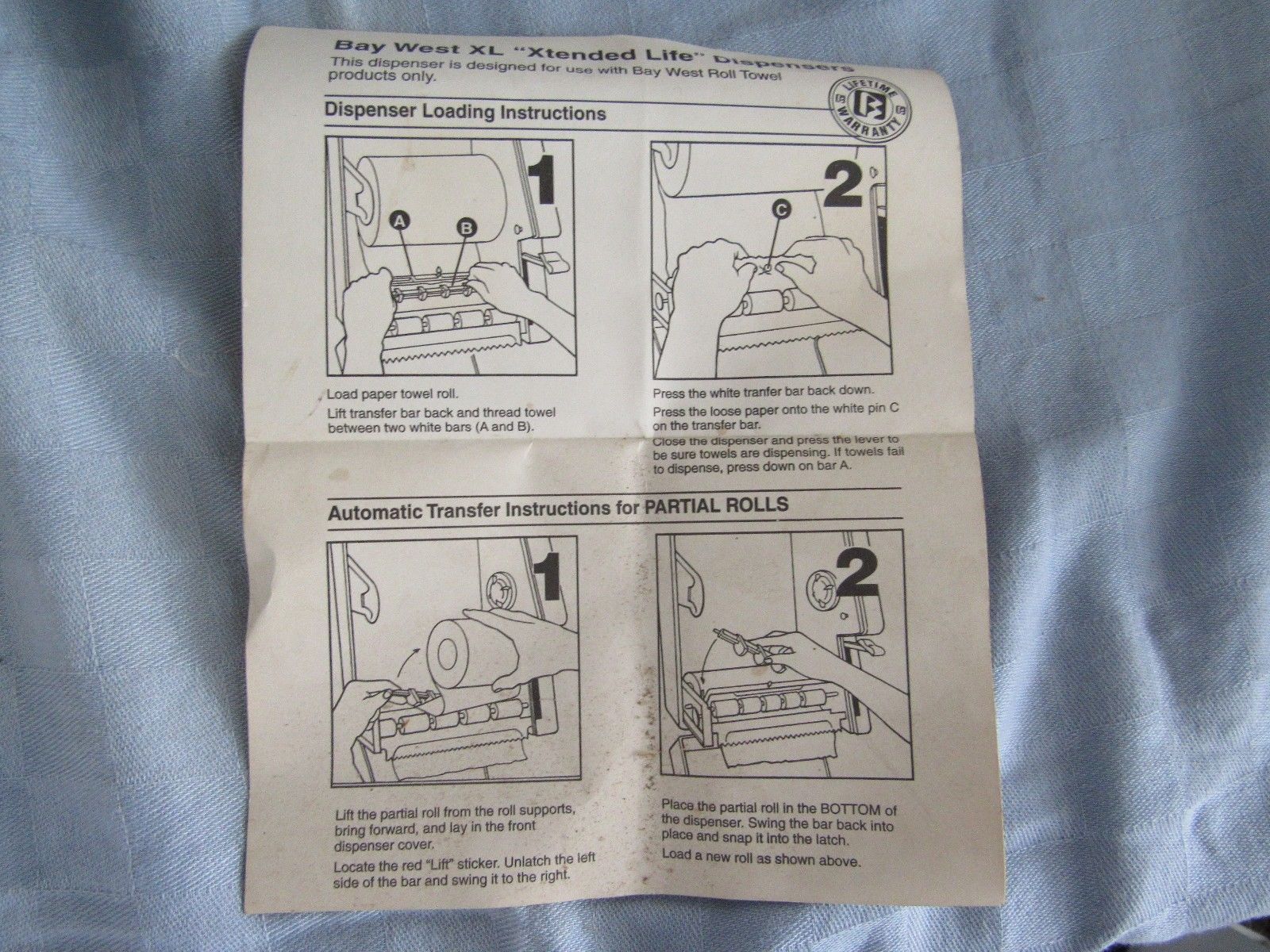 Bay West Paper Towel Dispenser With Key Paper Towel Dispensers