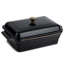 Thyme &amp; Table 13&quot; Stoneware Covered Baking Dish, Onyx - $55.37