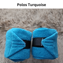 Roma All Purpose Horse Saddle Pad and Set of 4 Polos Turquoise USED image 2