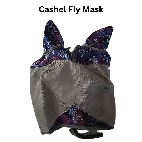 Cashel fly mask fireworks
