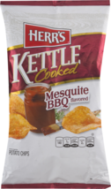 Herr&#39;s Mesquite BBQ Kettle Cooked Potato Chips, 7.5 oz. Family Size Bags - $30.95