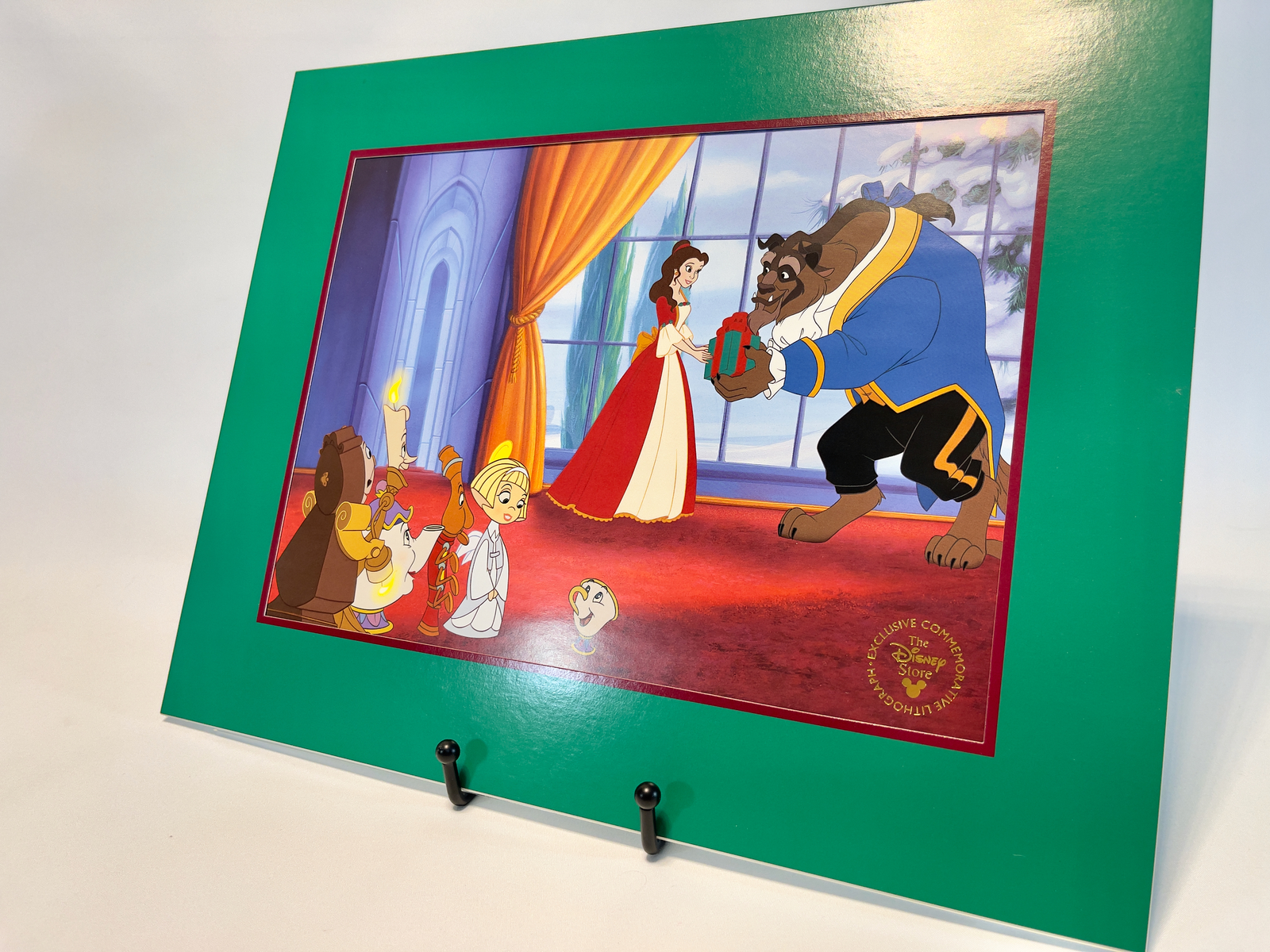 The Disney Store Lithograph Beauty and the Beast The Enchanted