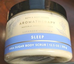 Bath & Body Works Aromatherapy Sleep Lavender Vanilla Sugar Body Scrub 12.5 oz - $20.85