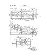 Skee-ball Game Apparatus Patent Print - White - $7.95+