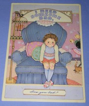 SHEILA DONNELLY NAUGHTY NAUGHTY GREETING CARD VINTAGE SOMEONE BAD SCRAPB... - $14.99