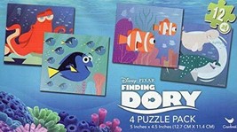 Disney Finding Dory - 4 Puzzle Pack - 12 Piece Jigsaw Puzzle Set of 4 Different - $9.89
