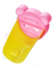 Colorful Water Faucet Extender Extending Faucet Hand Pink&Yellow