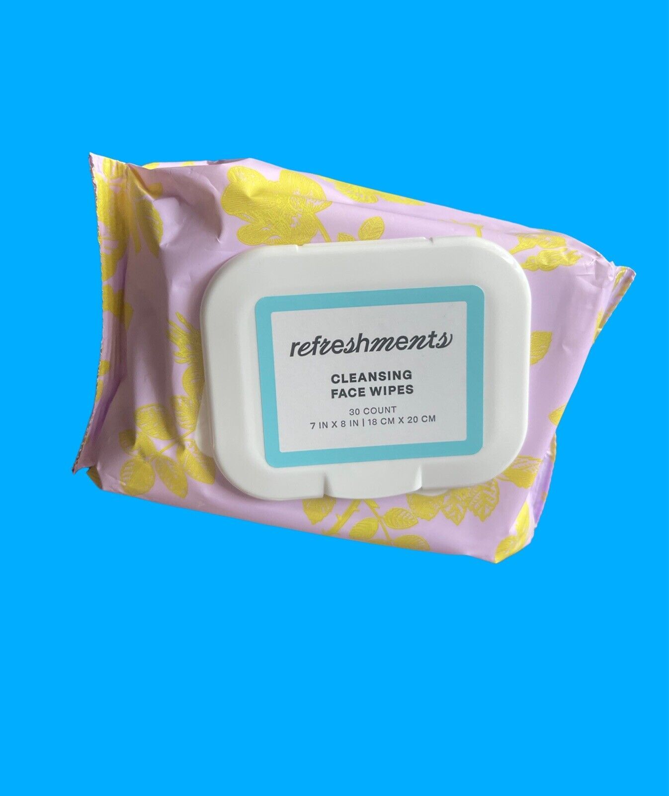 REFRESHMENTS Cleansing Face Wipes 30 CT MAKEUP REMOVER NIP Cleansers