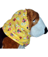 Yellow Ladybugs Sparkle Cotton Dog Snood  - $11.00+