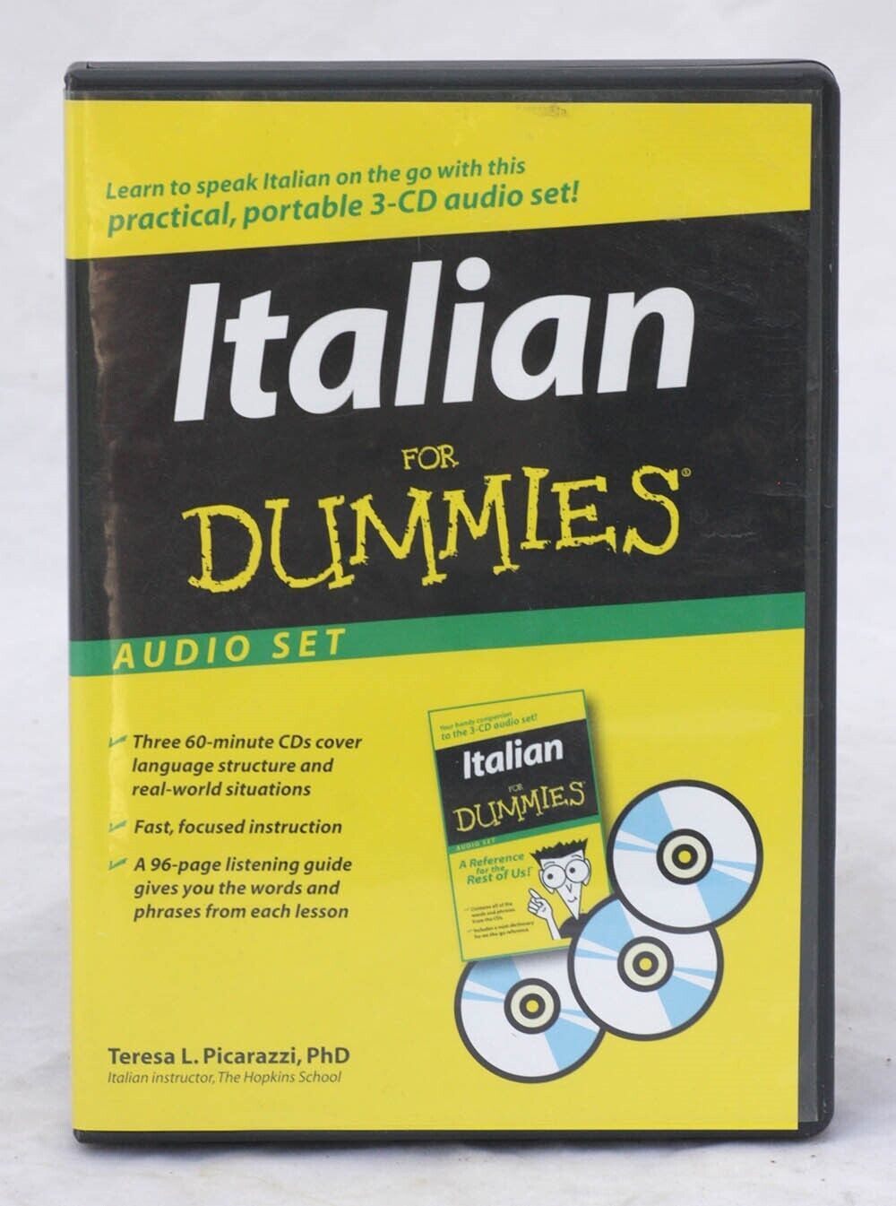 Italian for Dummies Audio set plus companion book by Teresa L