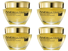 4 x Avon Anew Gold Emulsion 7s Night Treatment Cream 50 ml each JOB LOT New - $99.00