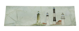 Zeckos Coastal Lights Mantel Sized Lighthouse LED Canvas Print - $34.10