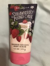 Bath & Body Works Strawberry Pound Cake Whipped Confetti Body Scrub - $25.73