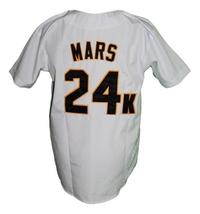 Bruno Mars 24K Hooligans Baseball Jersey Button Down White Any Size image 2
