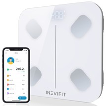 INEVIFIT Bathroom Scale & Digital Kitchen Scale Fitness Bundle, Complete  Body Composition and Nutrition Tracking Solution with Batteries Included