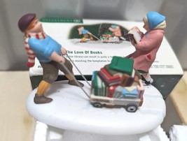 Dept 56 Christmas In The City For The Love Of BooksVillage Figurine 56.5... - $49.88