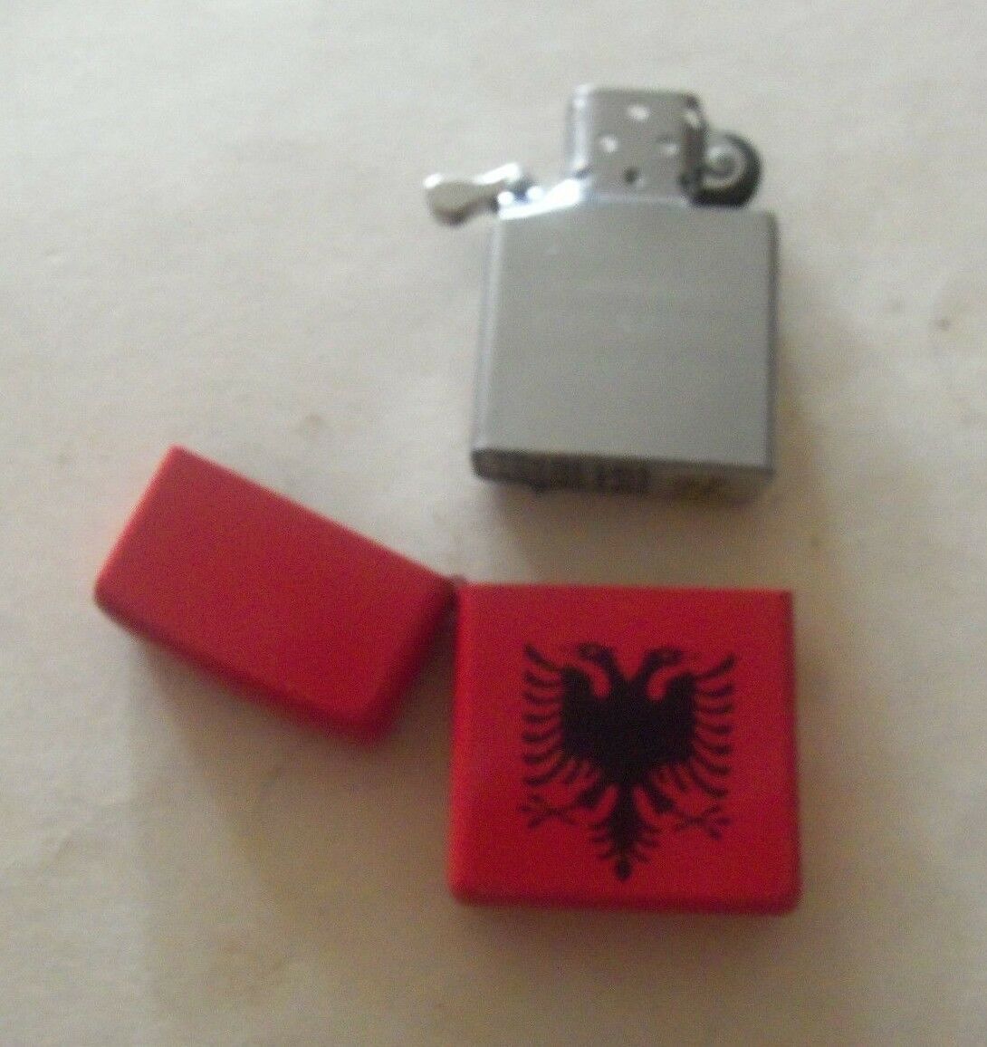 New Metal Zippo LIGHTER- Albania Flag and 50 similar items