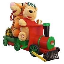 Gemmy Winnie The Pooh &amp; Tigger Singing Dancing Christmas Train Tested 2004 - $15.46