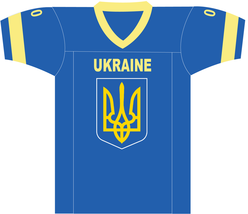 Any Name Number Ukraine National Team Football Jersey Blue Any Size image 1