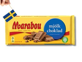 1 Bar of Marabou Milk Chocolate 200g (7.05 Oz), Swedish mjölk choklad, swedish f - $6.35