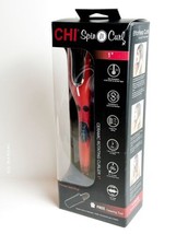 Chi Spin N Curl Ceramic Rotating Curler Ruby Red Shoulder Length Hair Msrp $99 - $39.59