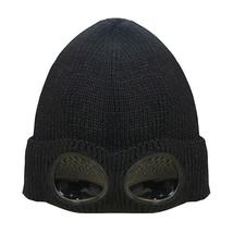 Knitted Beanie Hat Winter Thickened Warm Ski Cap With Goggles For Outdoor - $17.95+