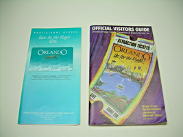 Vintage Orlando Visitors Guide 1991 Magicard Lot Florida ephemera - $5.76