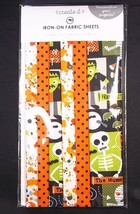Create It Halloween Fabric Sheets Iron On 6 pcs 8x9 NEW - $8.06