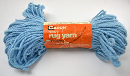 Vintage Caron Heavy Rug Yarn - 1 Skein Color Lt Blue #0017 - $5.65