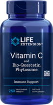 MAKE OFFER! 2 Pack Life Extension Vitamin C Bio-Quercetin Phytosome 250 veg tabs - $45.00