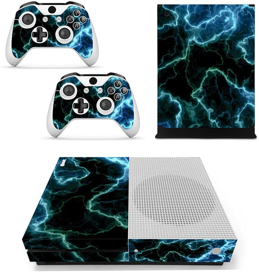  Vanknight XB One Slim S Console Skin Wrap Decal Skin Vinyl  Stickers for XB One S Console Controllers Anime Girl : Video Games