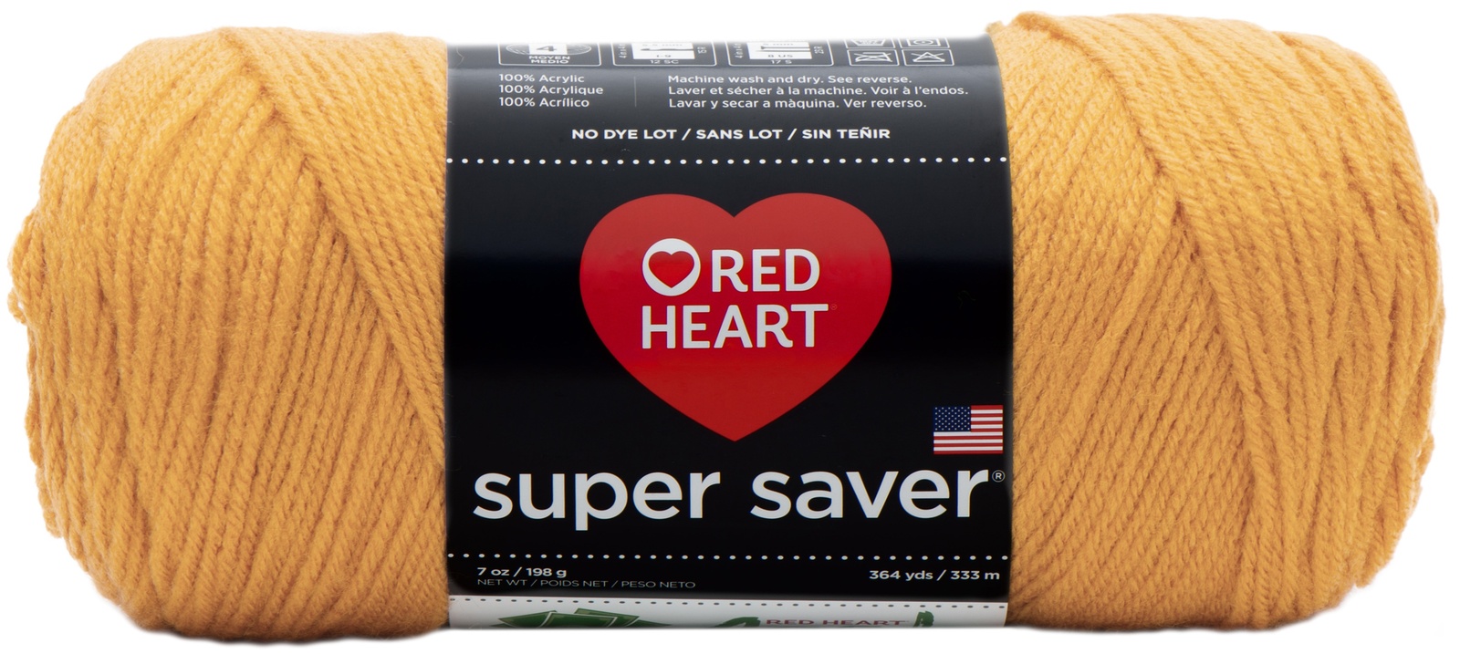 Red Heart Super Saver Spring Green Yarn - 3 Pack of 198g/7oz - Acrylic - 4 Medium (Worsted) - 364 Yards - Knitting/Crochet