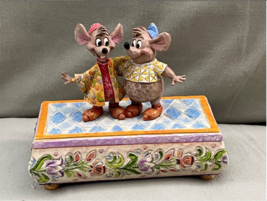 Disney Jim Shore Cinderellla Bossom Buddies Figurine Trinket Box Signed NEW image 1