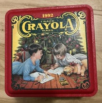 Crayola Collectible Tin, Can 1992 Christmas Theme - $5.99