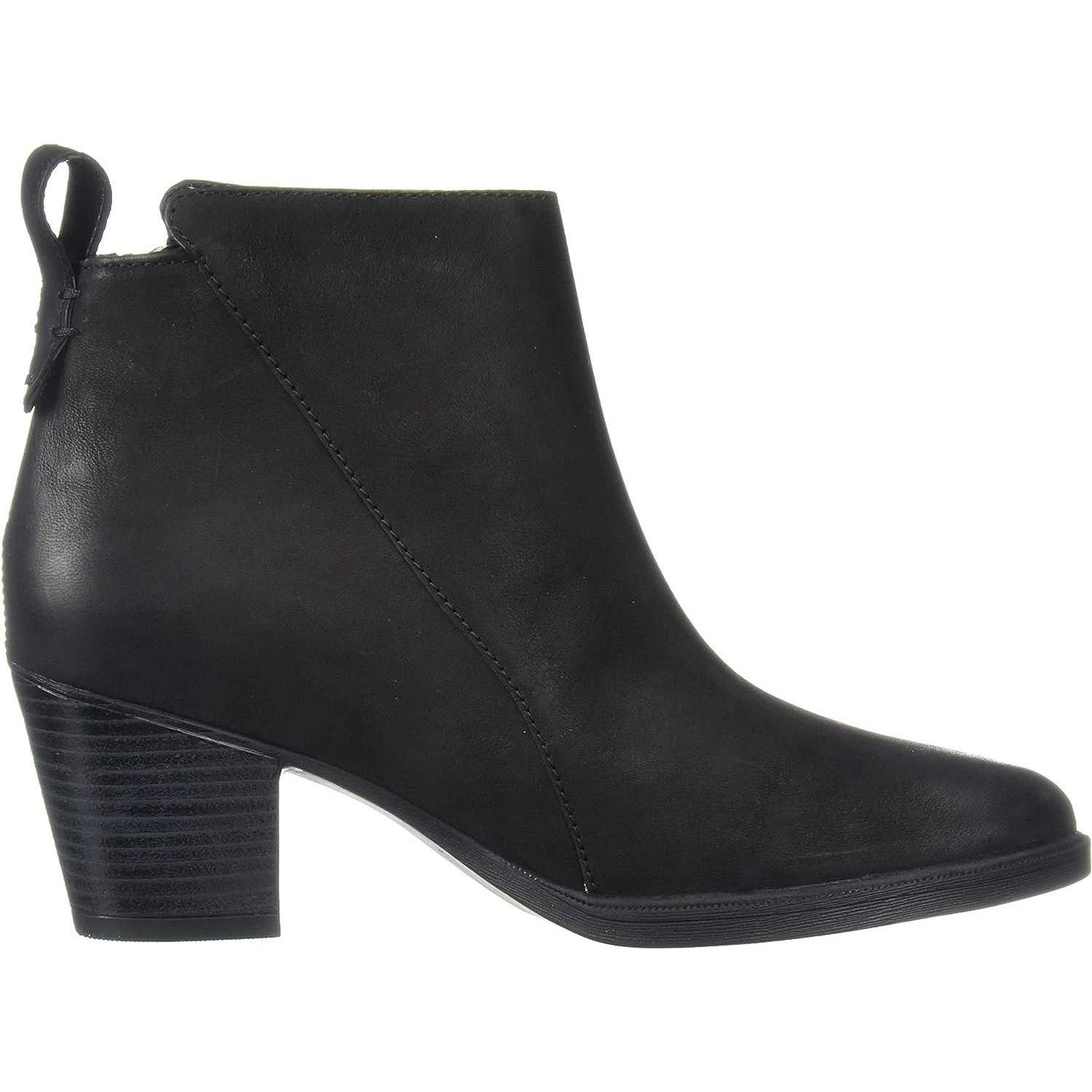 Rockport Women Western Booties Maddie Ankle Zip Boot Size US 6M Black ...