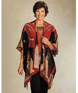 Cocoon House Umbrella Print Kimono Silk Jacket One Size - $119.99