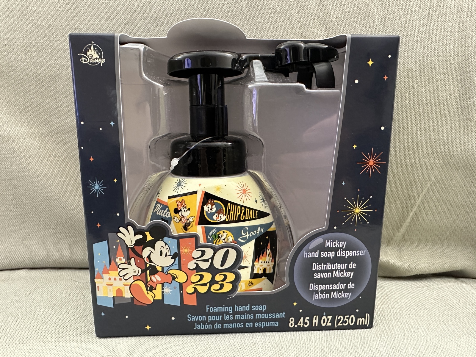 Disney Parks 2023 Mickey Mouse Soap Dispenser NEW Disney Home