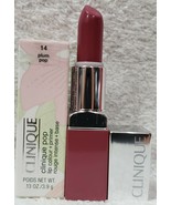 Clinique 14 PLUM POP Lip Colour + Primer Lipstick Intense Base .13 oz/3.... - $24.74