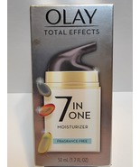 New Olay Total Effects 7 In 1 Moisturizer For Face Fragrance Free 1.7 OZ... - $5.00