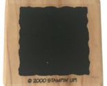 Stampin Up Little Shapes Solid Square Rubber Stamp Background Card Makin... - $2.99