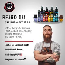 GIBS Grooming Alpha Male Beard, Hair & Tattoo Oil, 1 fl oz image 7