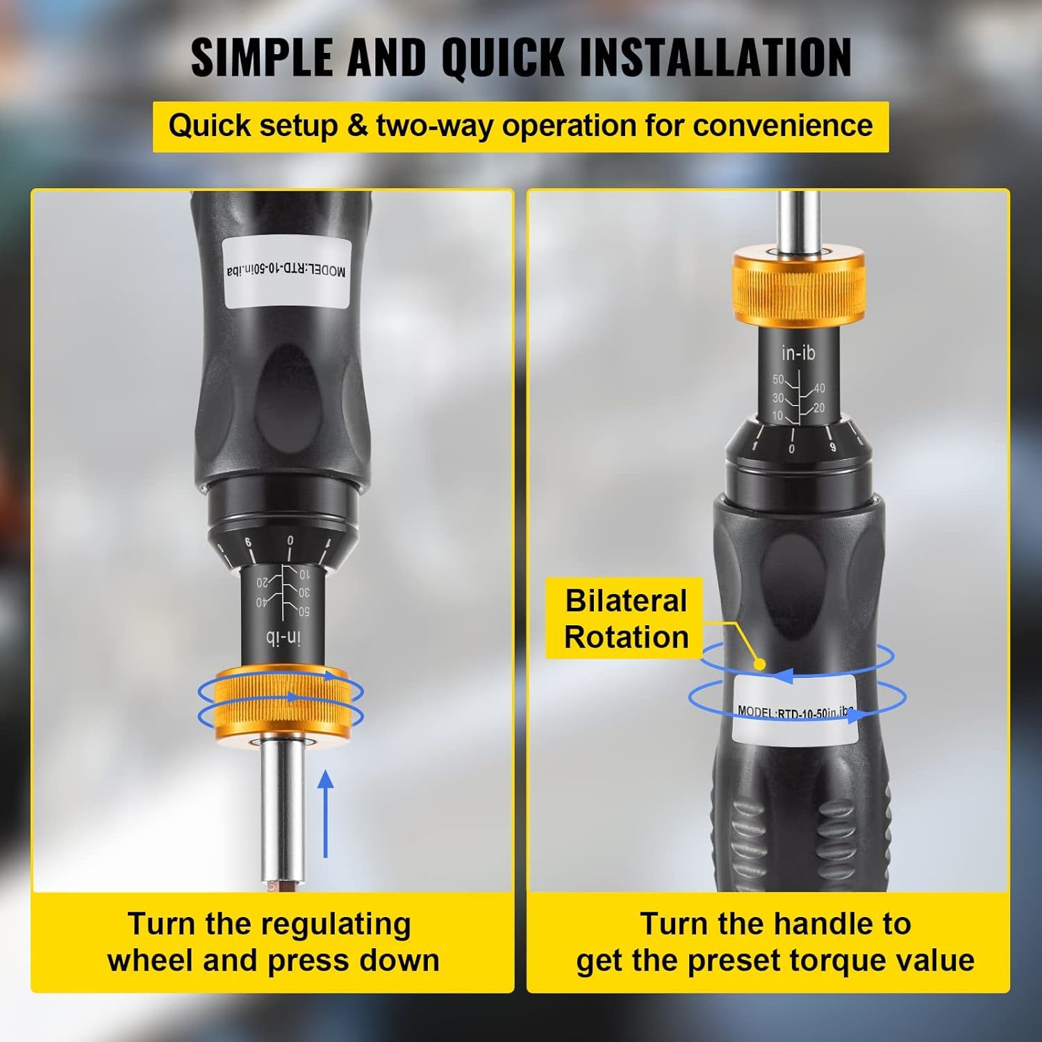 VEVOR Optics Torque Wrench Mounting Kit Handheld Torque Limiting
