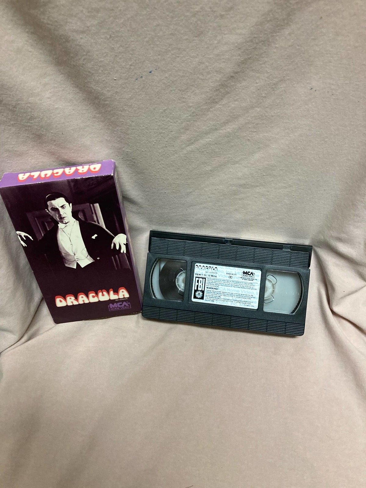 Dracula MCA 1985 VHS 1931 Horror Vampire Bela Lugosi - VHS Tapes