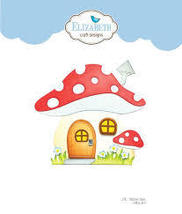 Mushroom House Folding Card Die Set. Elizabeth Craft Designs CLEARANCE image 1